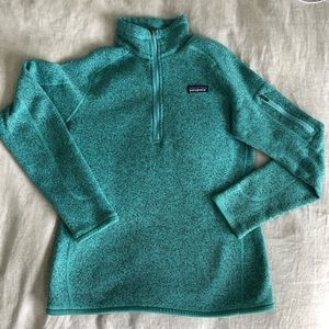 Patagonia better sweater teal size medium